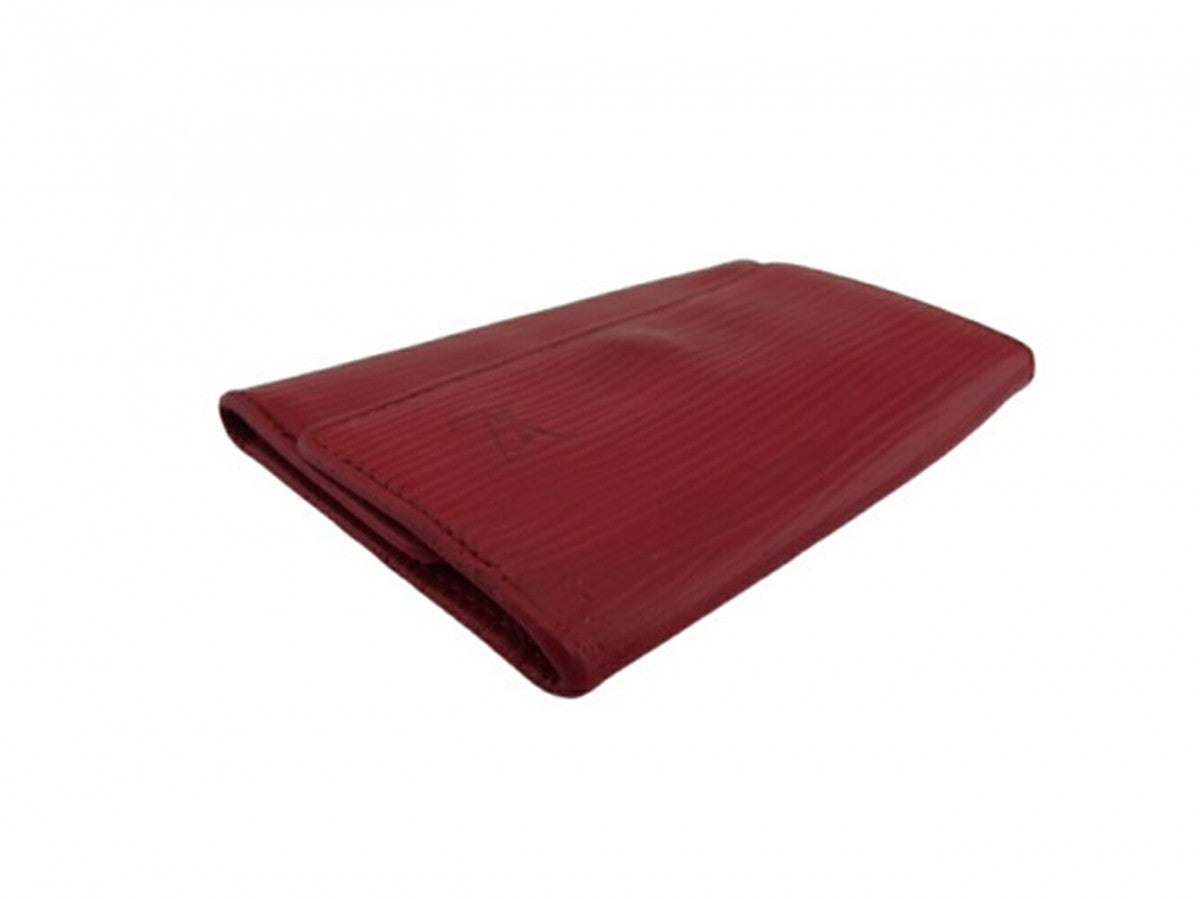 LOUIS VUITTON Key case Key holder M63817 Red Multicles6