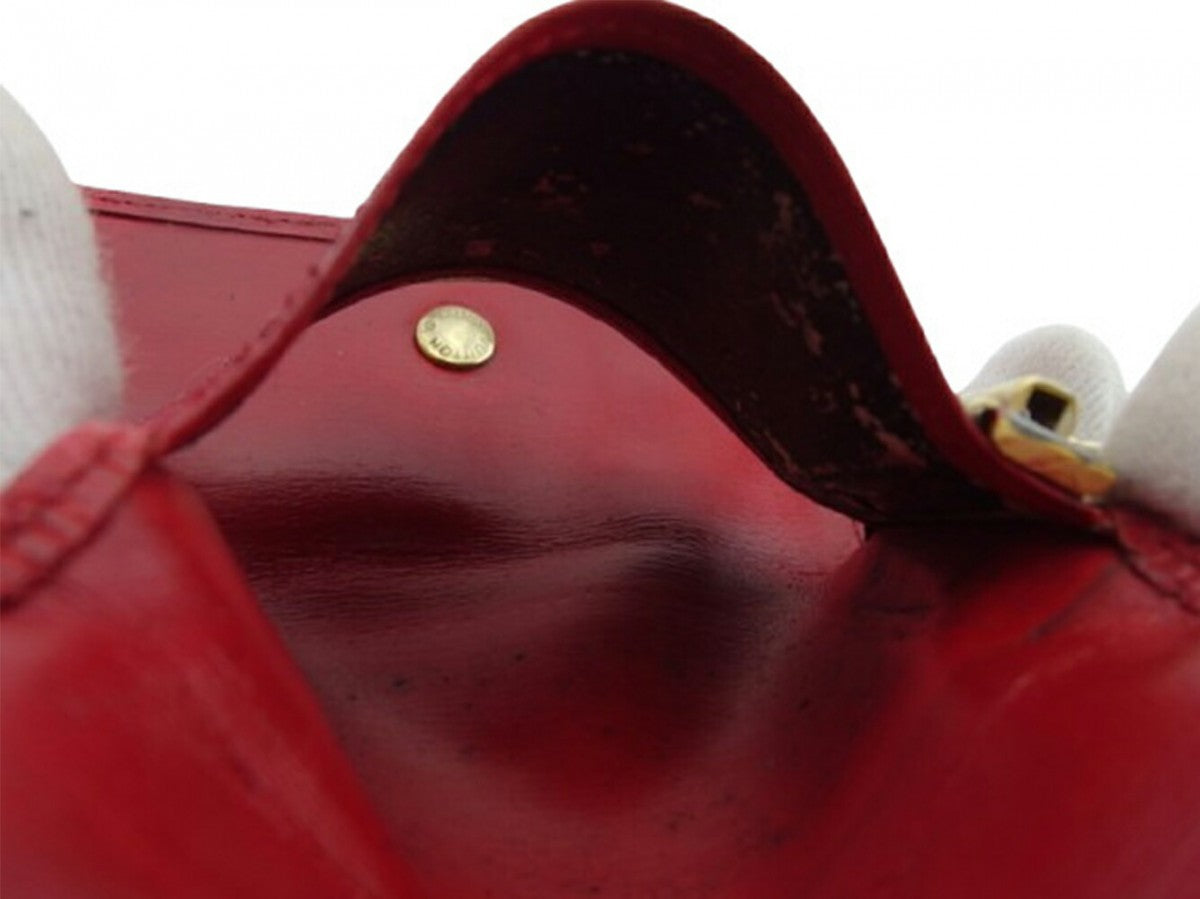 LOUIS VUITTON Key case Key holder M63817 Red Multicles6