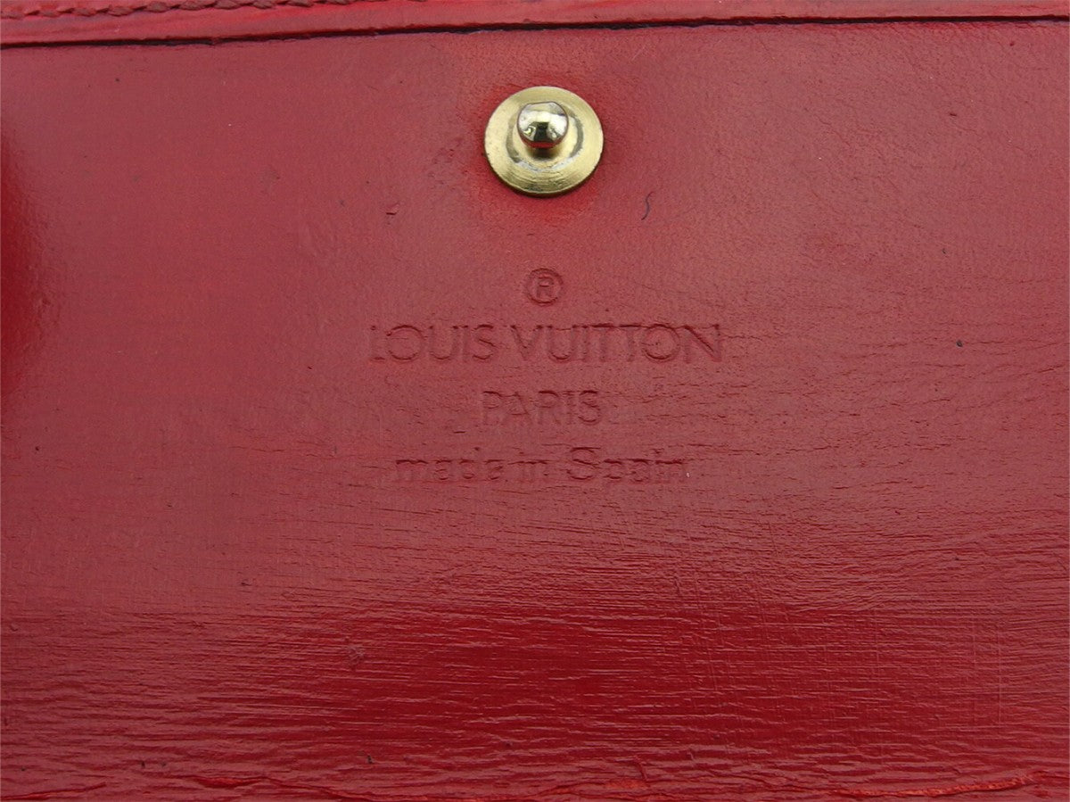 LOUIS VUITTON Key case Key holder M63817 Red Multicles6