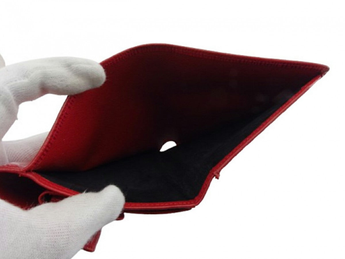 LOUIS VUITTON Long Wallet Purse M61217 Red Porte Tresor International