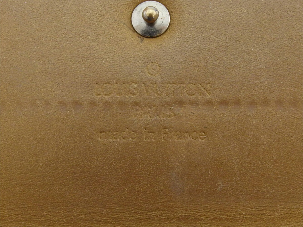 LOUIS VUITTON Long Wallet Purse Ambre (Beige) Pochette Porto Monécredi