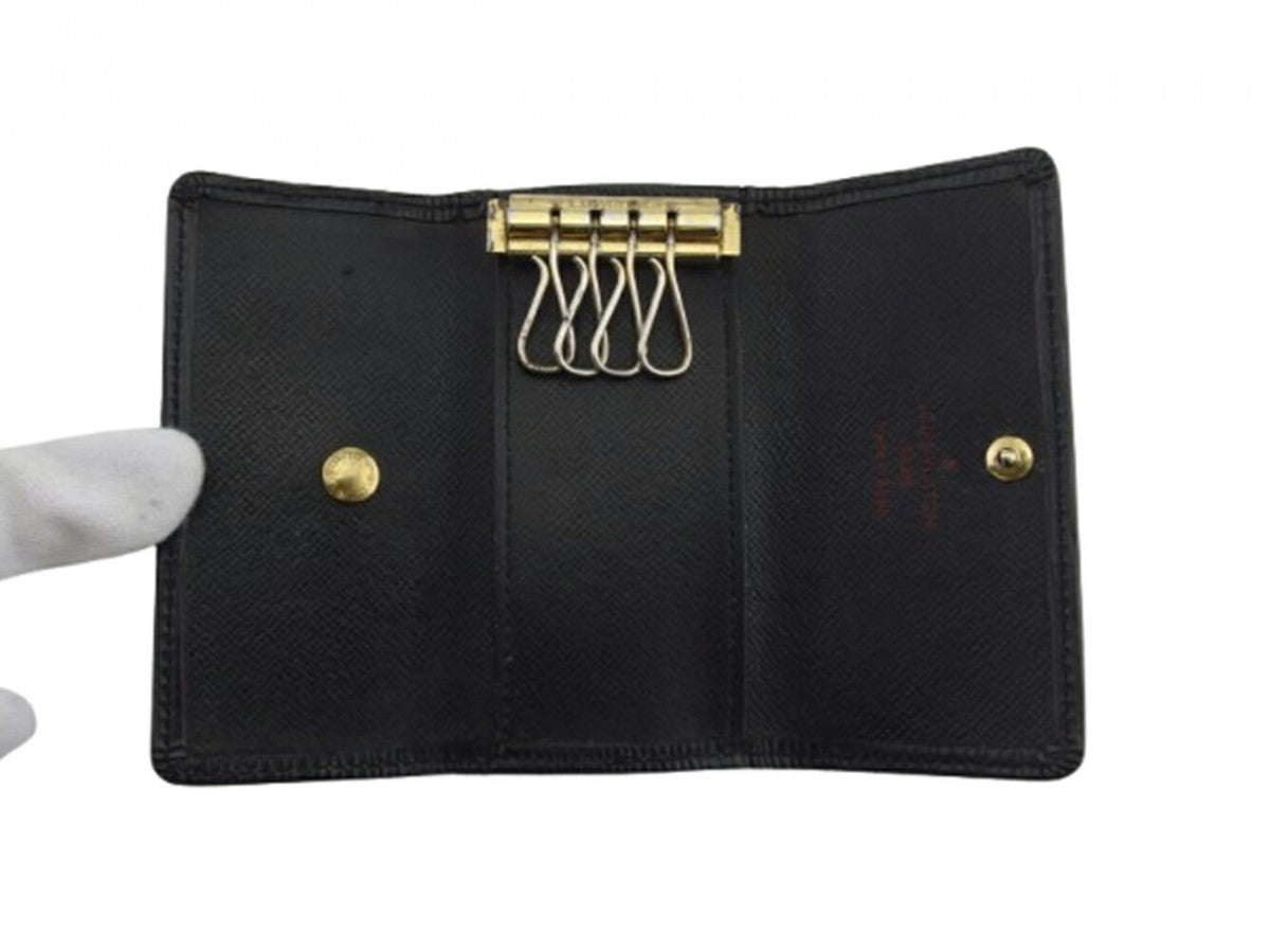 LOUIS VUITTON Key case Key holder M63827 black Multicles4