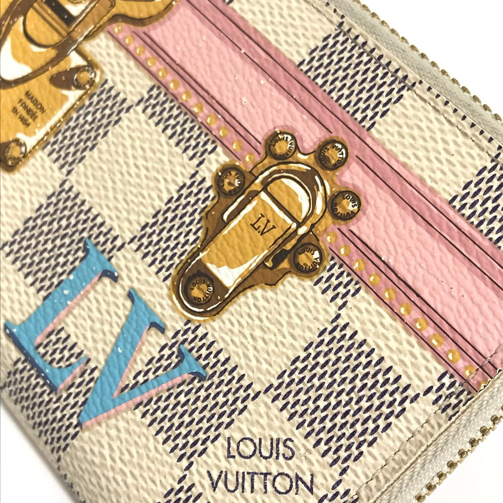 LOUIS VUITTON Long Wallet Purse N60109 Damier Azur Canvas white Damier Azure Summer trunk collection