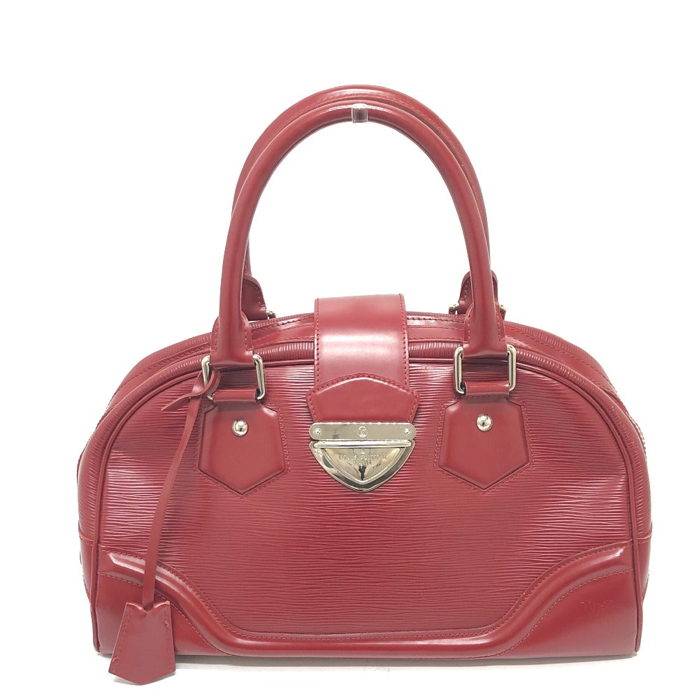 LOUIS VUITTON Handbag M5931M Epi Leather Red Epi Bowling Montaigne GM Women Used Authentic