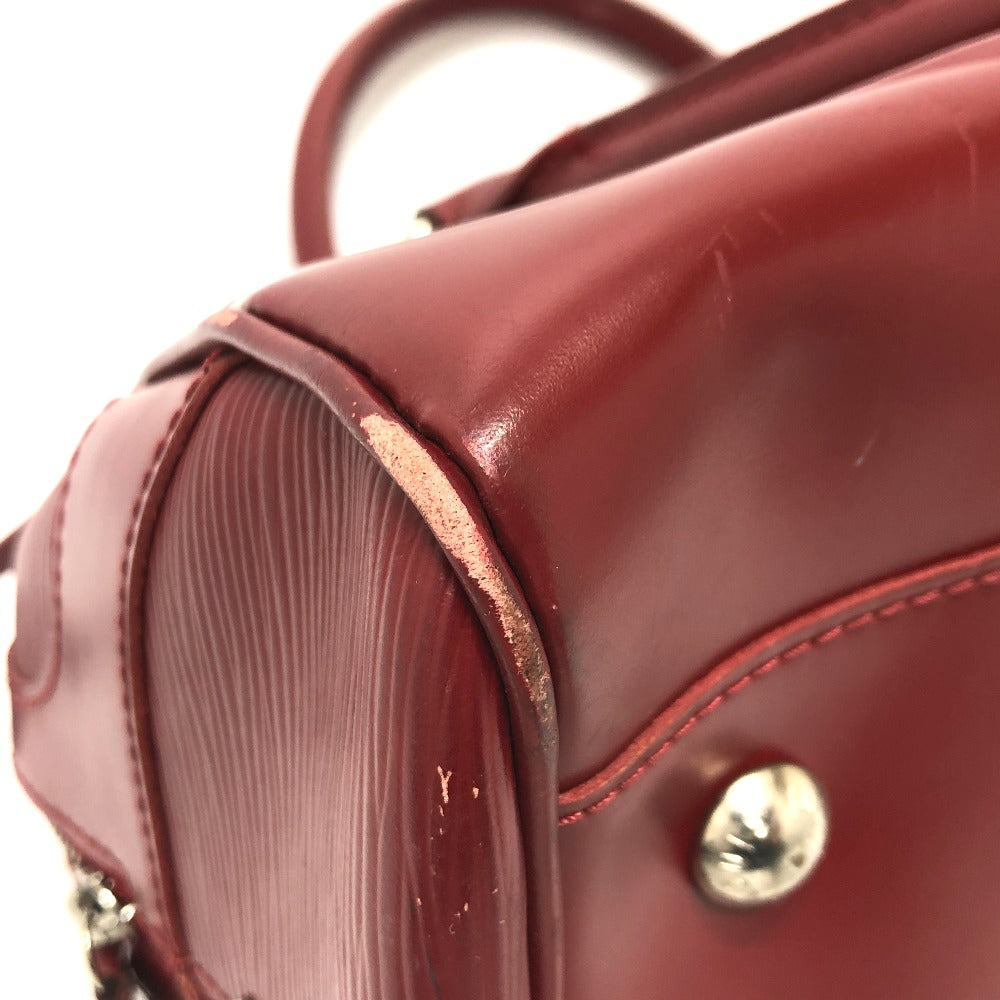 LOUIS VUITTON Handbag M5931M Epi Leather Red Epi Bowling Montaigne GM Women Used Authentic