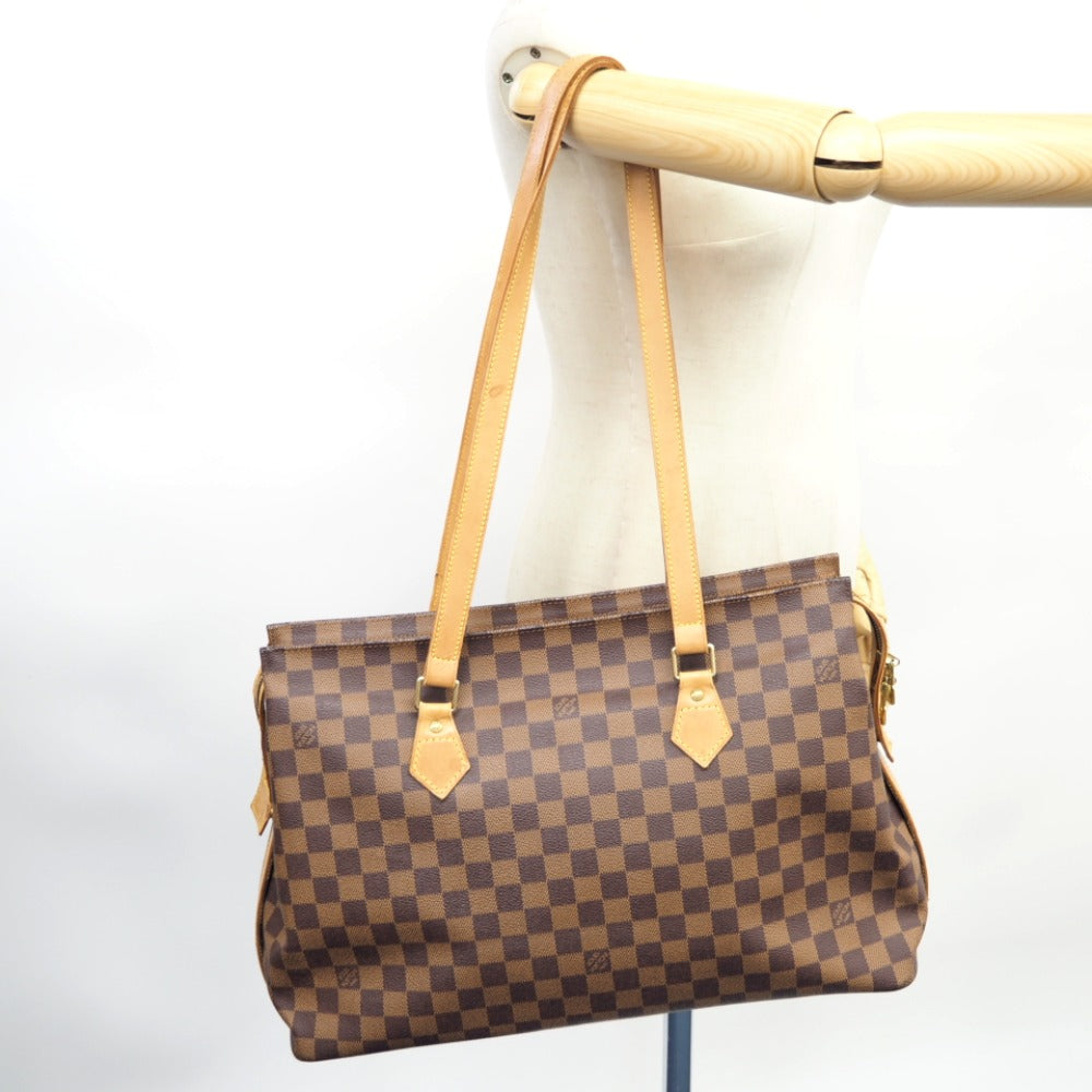 LOUIS VUITTON Shoulder Bag N99037 Damier canvas Brown Damier