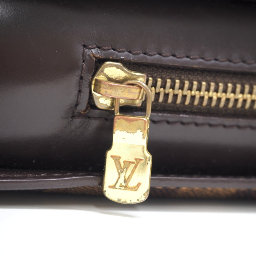 LOUIS VUITTON business bag N51993 leather Brown Damier Saint Louis