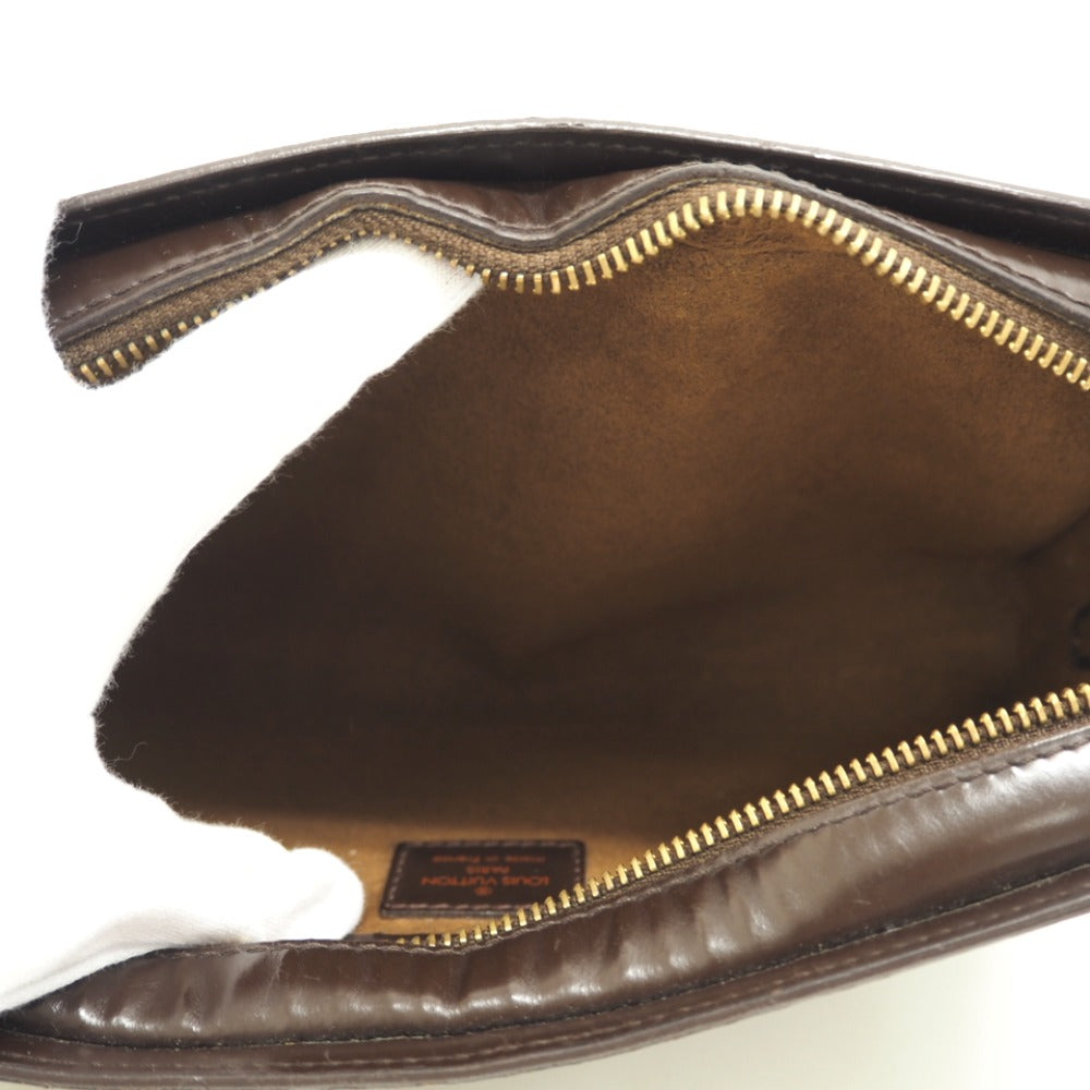 LOUIS VUITTON business bag N51993 leather Brown Damier Saint Louis