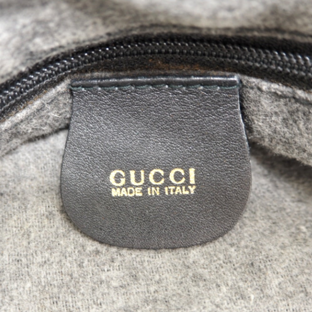 GUCCI Shoulder Bag 001 2852 1577 0 Leather, Bamboo black Bamboo