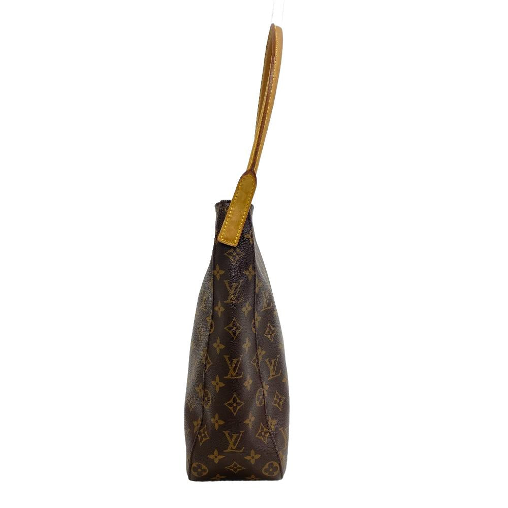 LOUIS VUITTON Shoulder Bag M51145 leather Brown Monogram LoopingGM