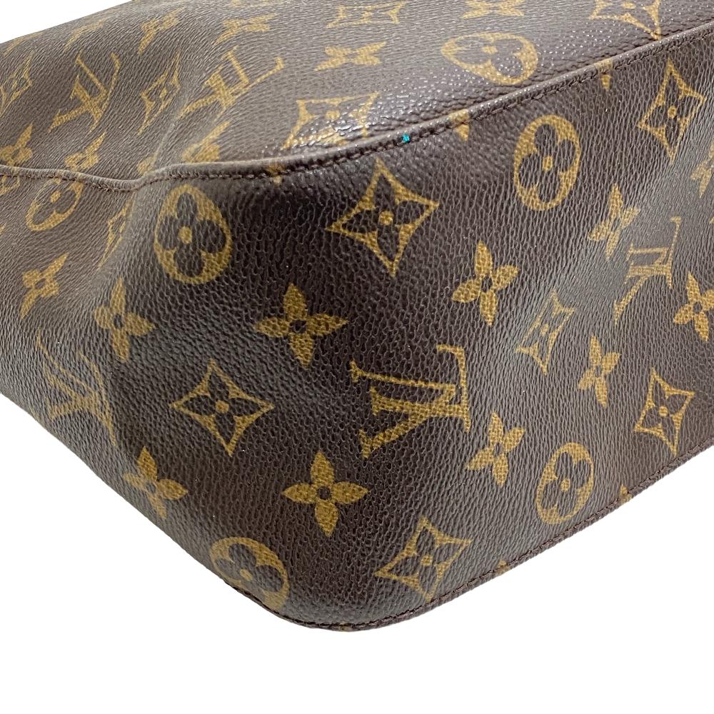 LOUIS VUITTON Shoulder Bag M51145 leather Brown Monogram LoopingGM