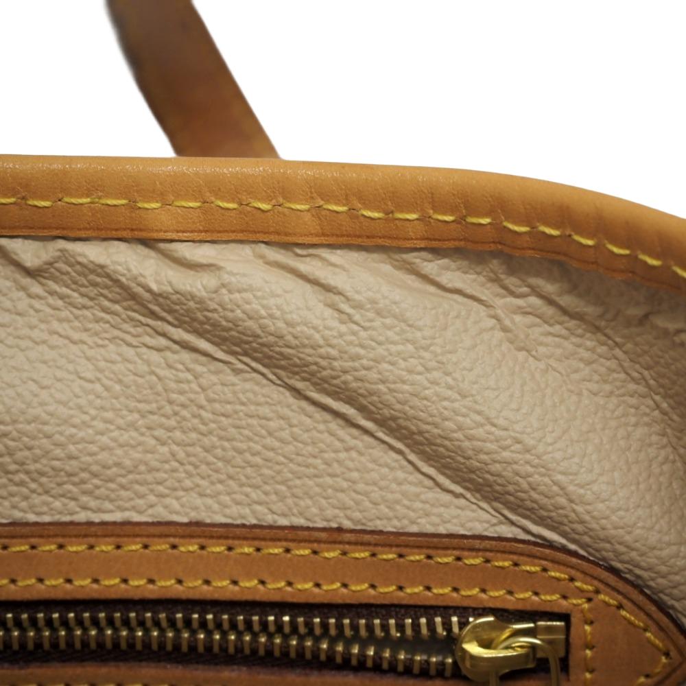 LOUIS VUITTON Shoulder Bag M42236 leather Brown Monogram BucketGM Women Used Authentic