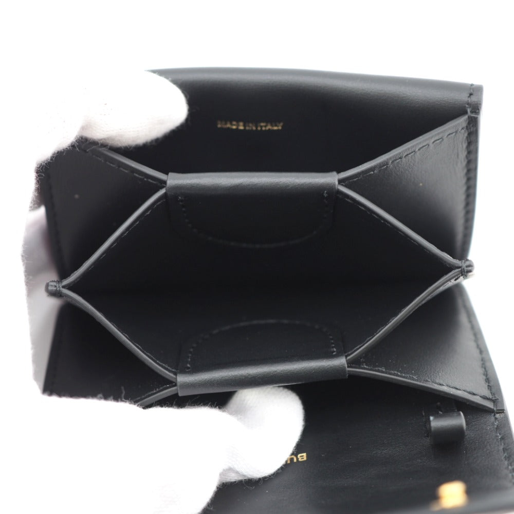 BURBERRY Coin case leather black Monogram Monogram