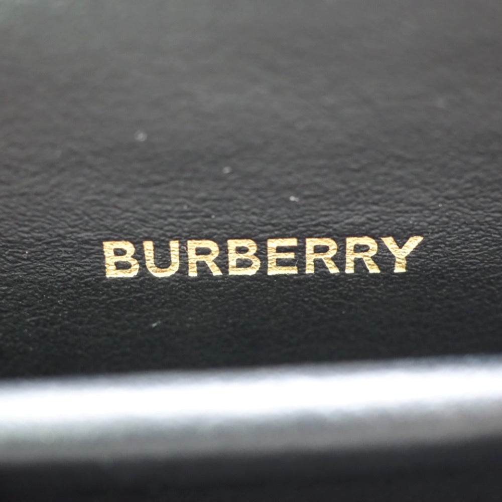 BURBERRY Coin case leather black Monogram Monogram