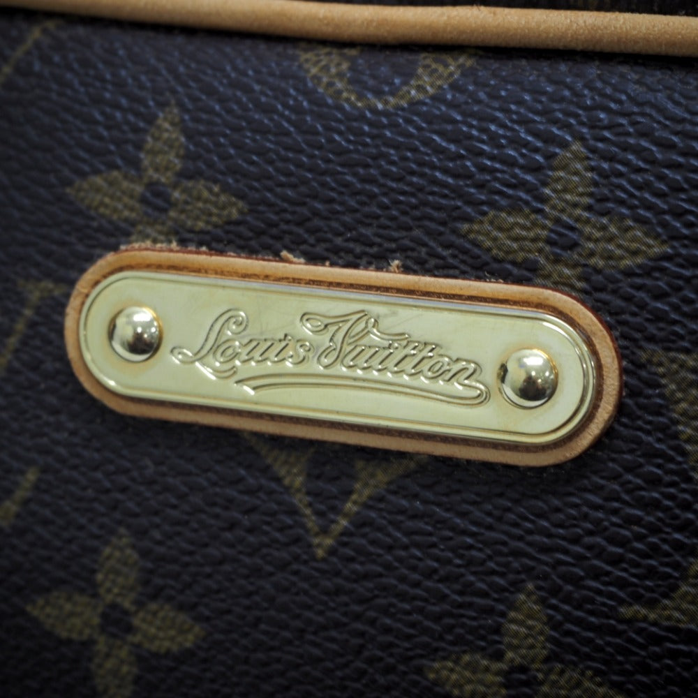 LOUIS VUITTON Handbag M95566 leather Brown Monogram Montorgueil GM Women Used Authentic