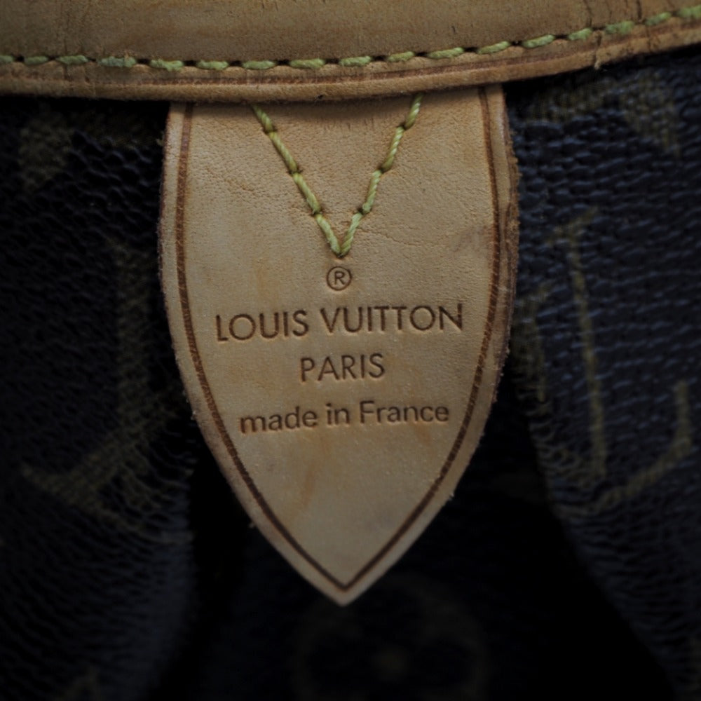 LOUIS VUITTON Handbag M95566 leather Brown Monogram Montorgueil GM Women Used Authentic