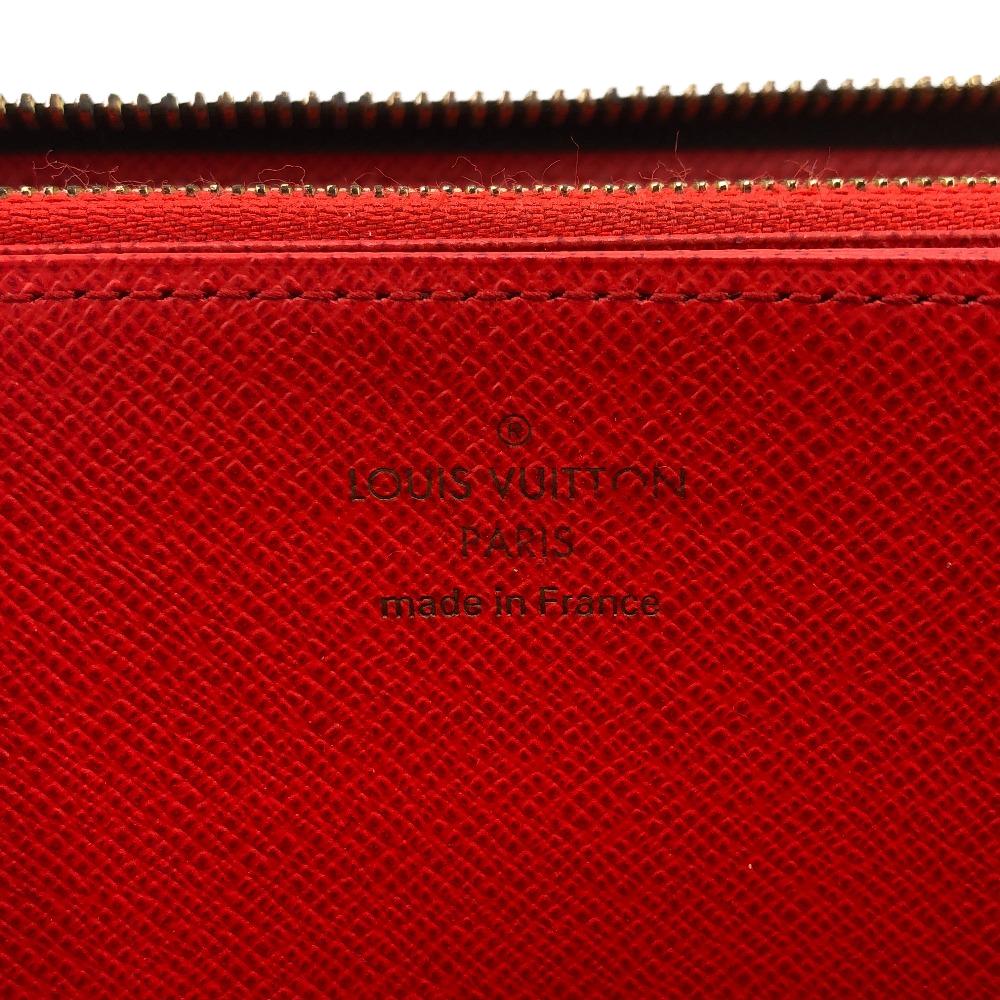 LOUIS VUITTON Long Wallet Purse M41895 leather Brown Monogram Zippy wallet