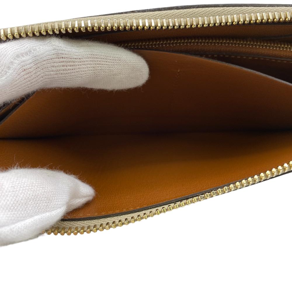 LOUIS VUITTON Long Wallet Purse M58209 leather Brown Portefeuille Jena
