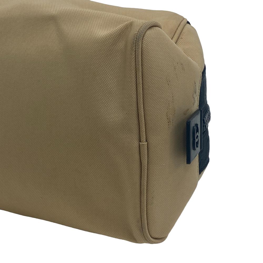CHANEL Pouch Nylon beige COCO Mark Chanel Sport