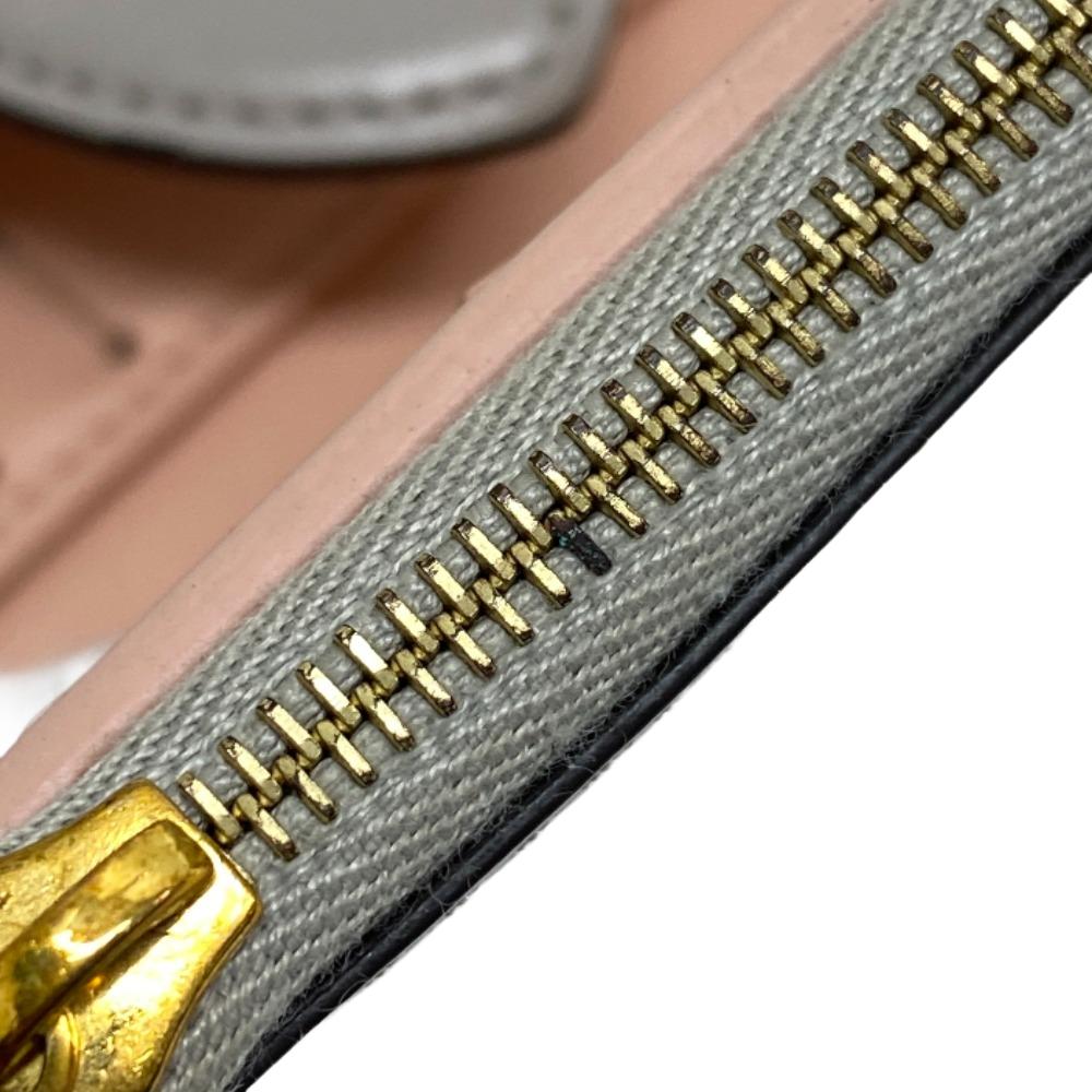 LOUIS VUITTON Tri-fold wallet M80475 leather gray Portefeuille Ponneuf