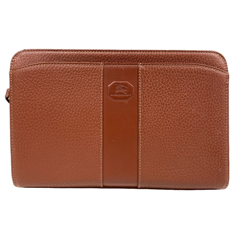 BURBERRY business bag leather Brown Carriage