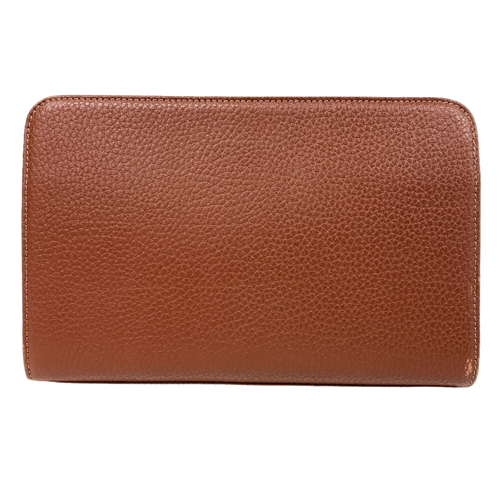 BURBERRY business bag leather Brown Carriage