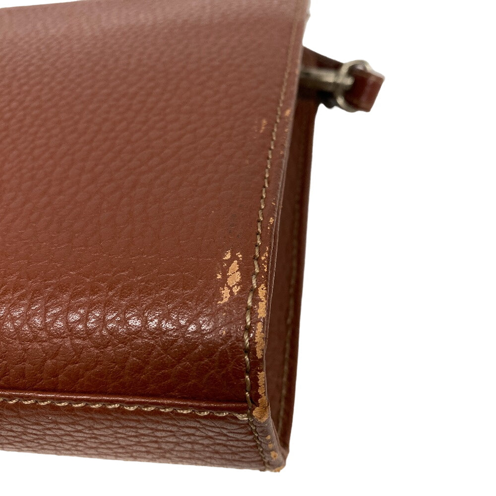 BURBERRY business bag leather Brown Carriage