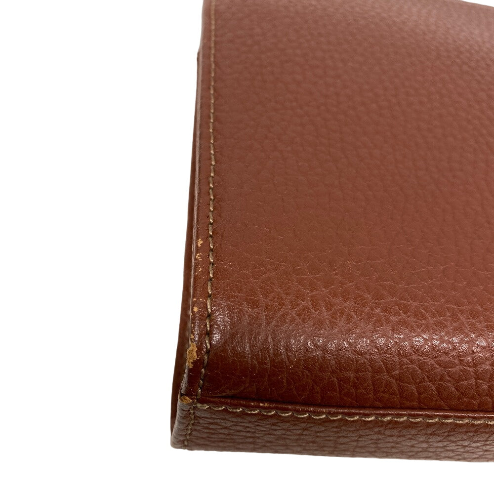 BURBERRY business bag leather Brown Carriage