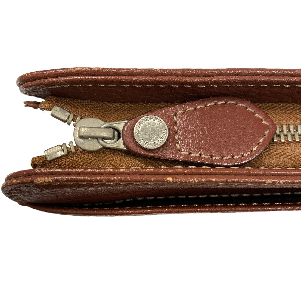BURBERRY business bag leather Brown Carriage