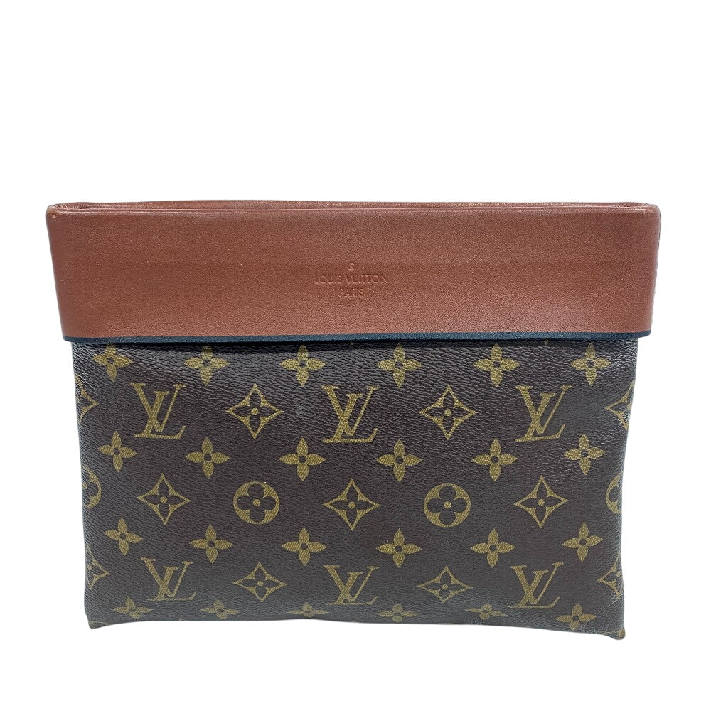 LOUIS VUITTON Pochette M64035 Monogram, Leather Brown Monogram Pochette Tuileries