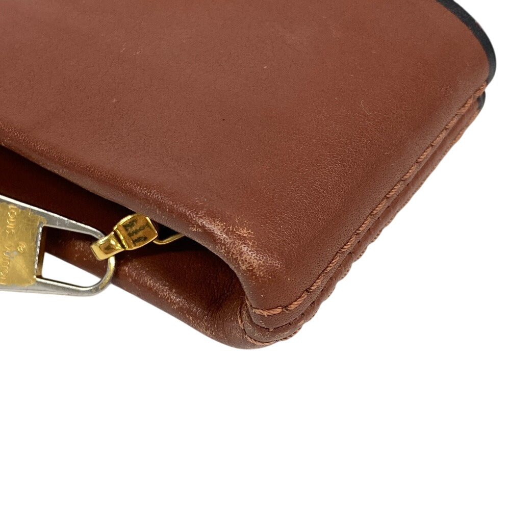 LOUIS VUITTON Pochette M64035 Monogram, Leather Brown Monogram Pochette Tuileries