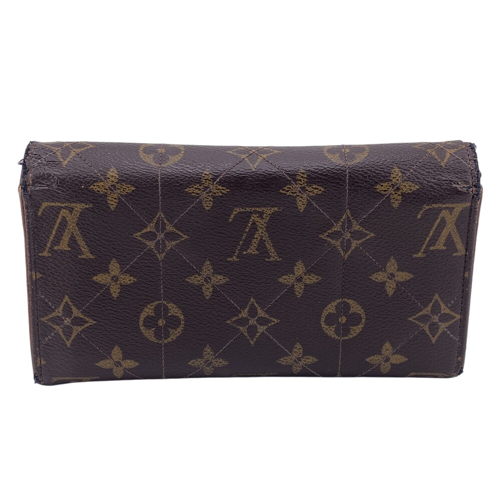 LOUIS VUITTON Long Wallet Purse M66556 Monogram Brown Monogram Etoile Portefeuille Sarah
