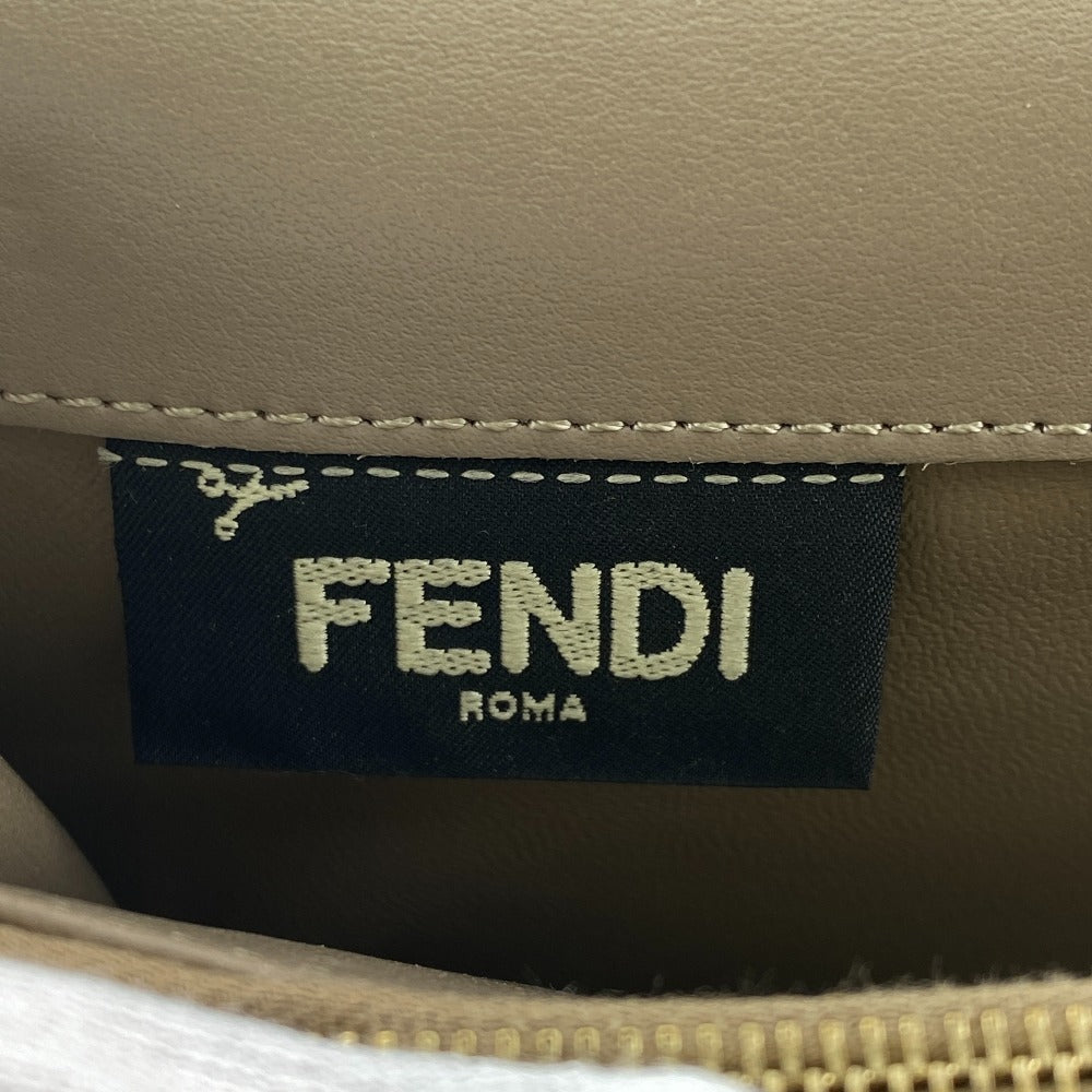 FENDI Long Wallet Purse 8M0308 Calfskin Gurege Tortoise pattern Peekaboo
