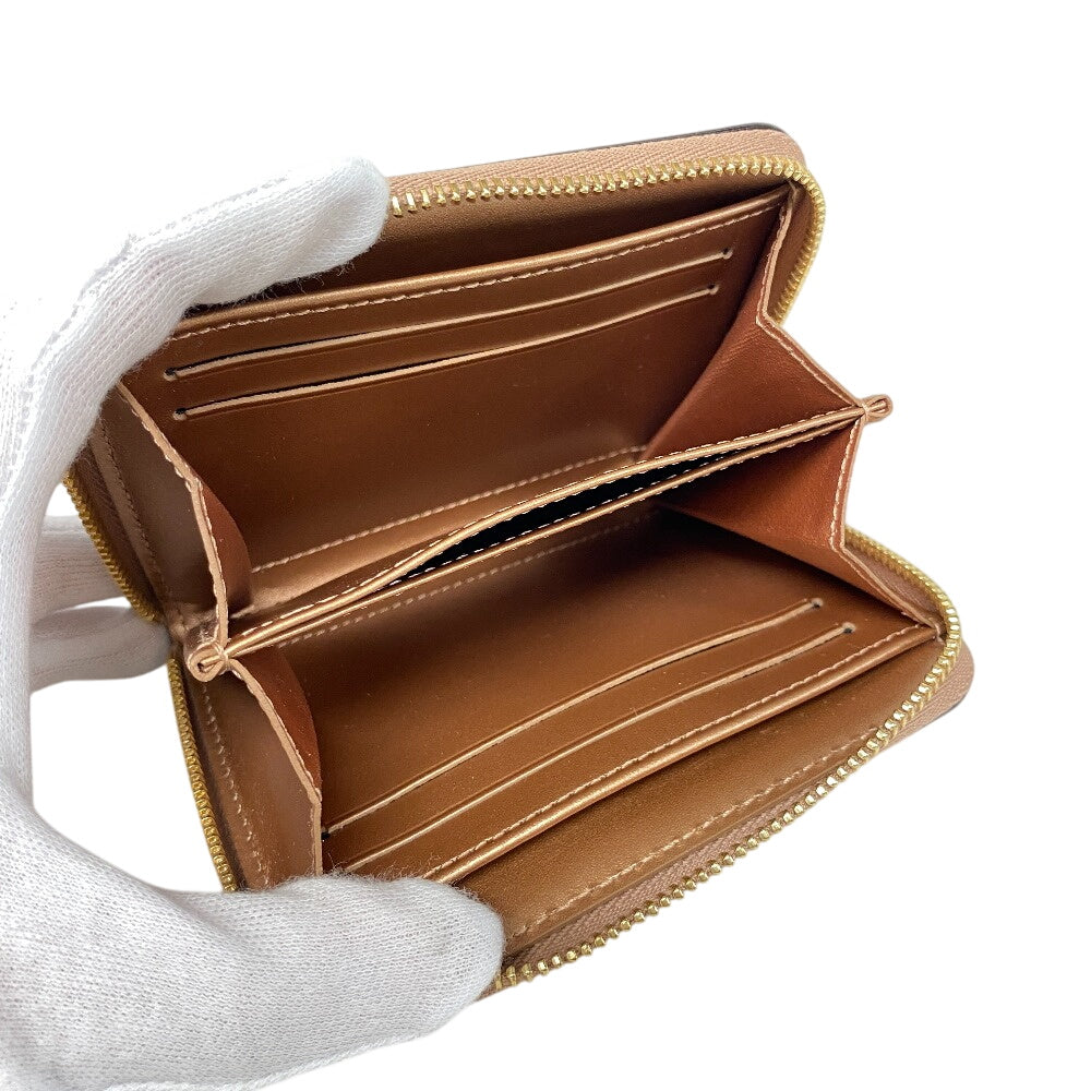LOUIS VUITTON Coin case M90601 Vernis beige Monogram Vernis Zip around purse
