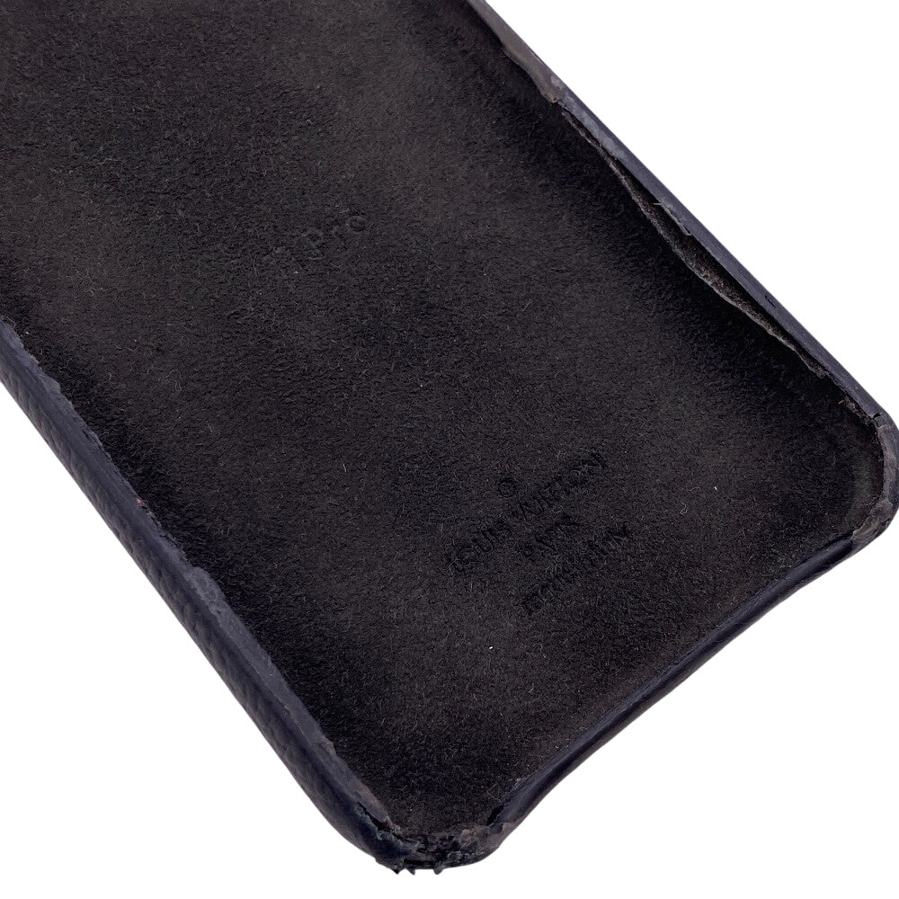 LOUIS VUITTON iPhone case M69094 Monogram canvas, leather black Monogram Bumper 11PRO