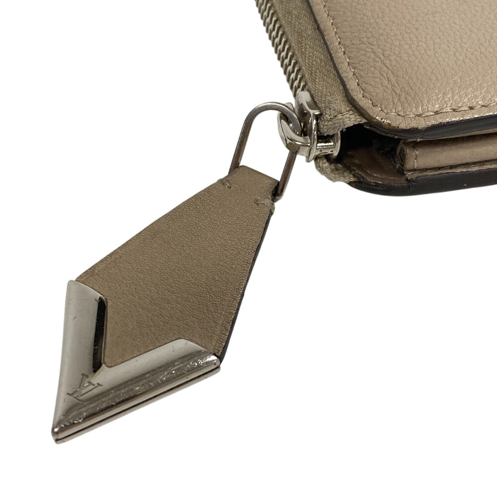 LOUIS VUITTON Long Wallet Purse leather beige M60147 Comet Parnassus