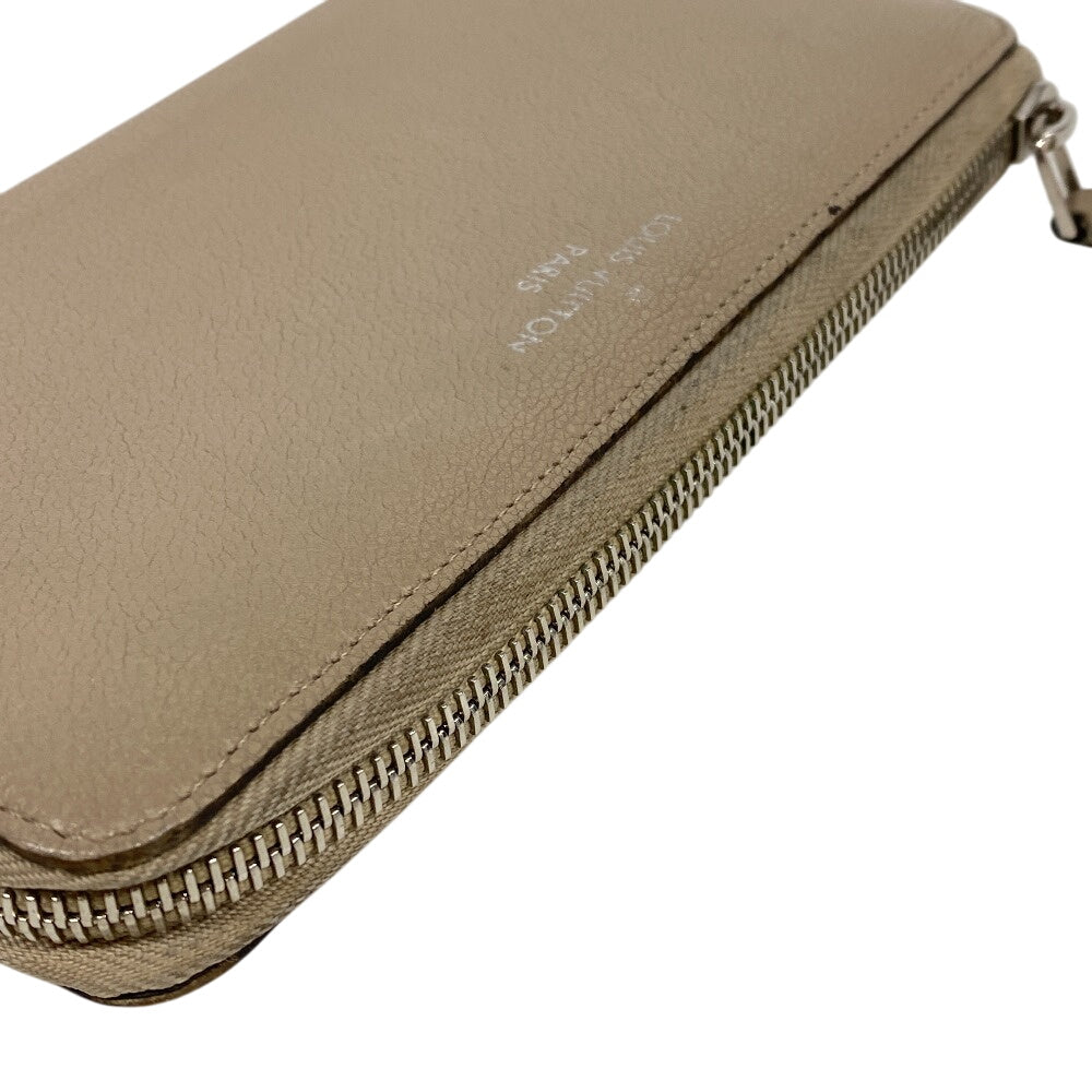 LOUIS VUITTON Long Wallet Purse leather beige M60147 Comet Parnassus