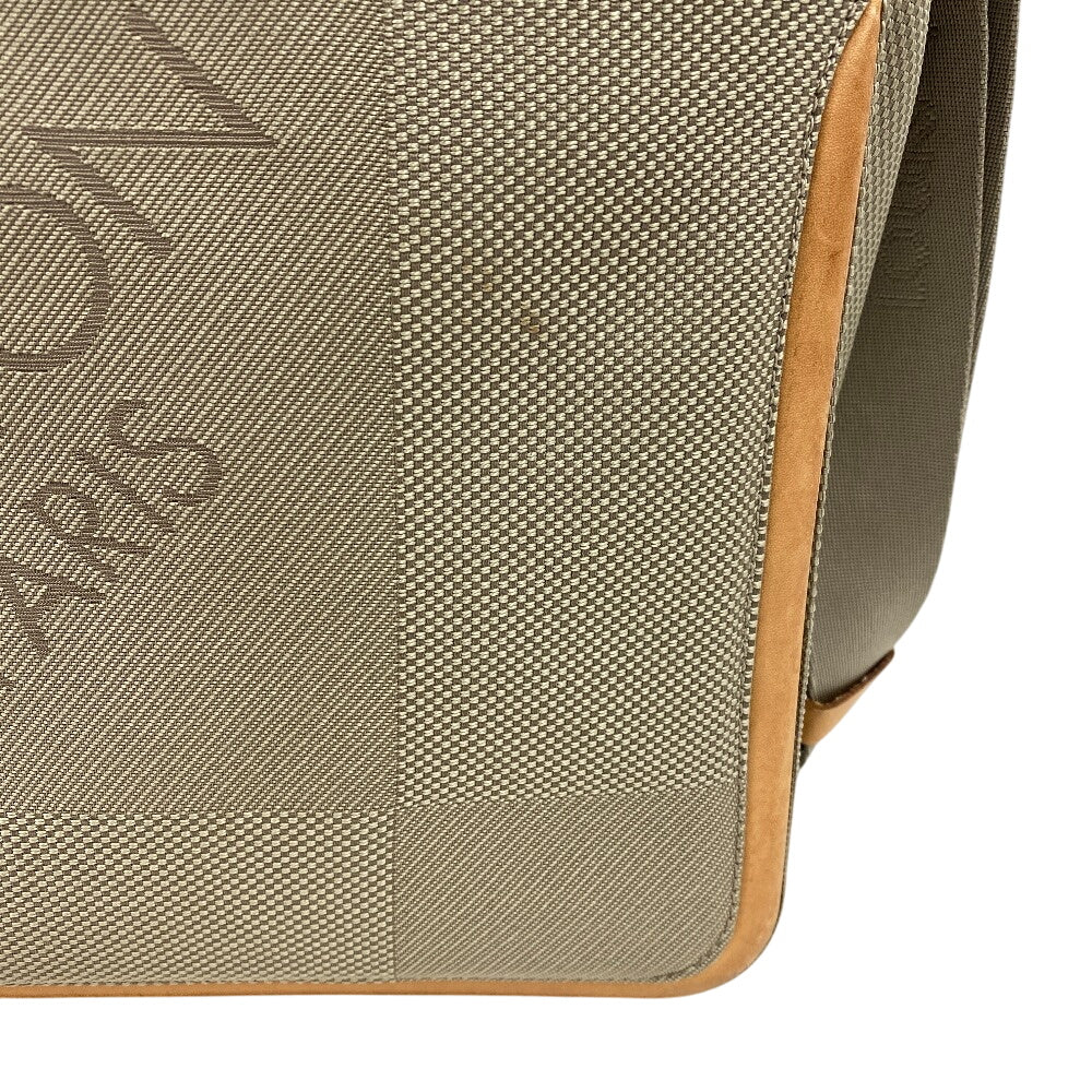 LOUIS VUITTON Messenger bag M93030 Nylon khaki Damier Jean Messier