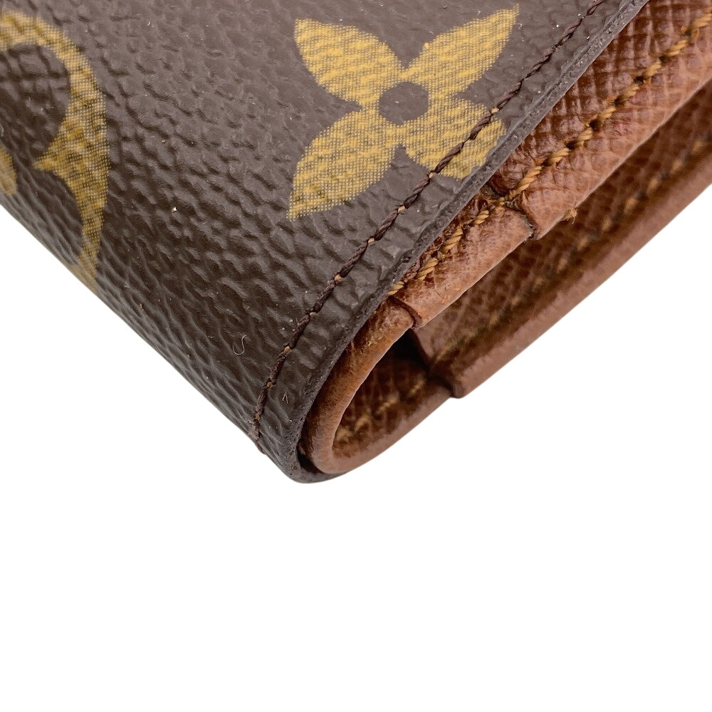 LOUIS VUITTON Bifold Wallet M61674 leather Brown Monogram Viennois Made in USA