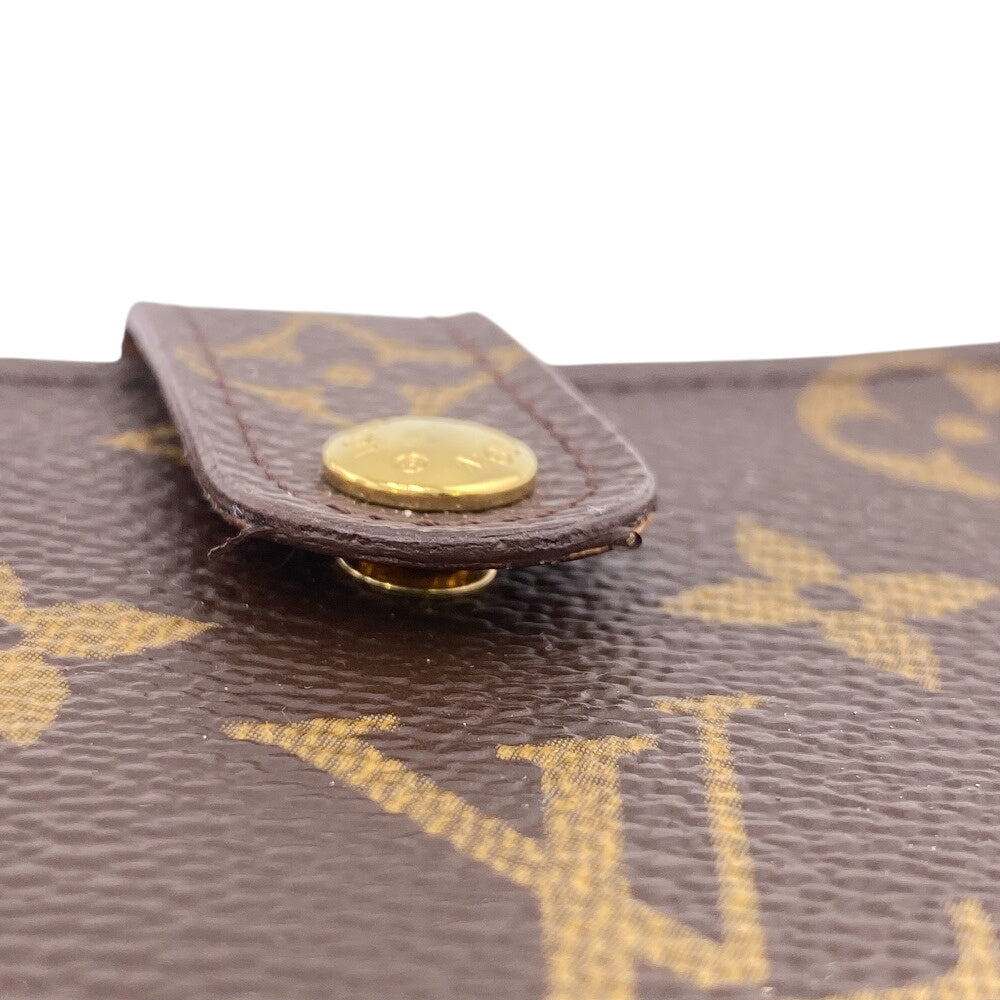 LOUIS VUITTON Bifold Wallet M61674 leather Brown Monogram Viennois Made in USA