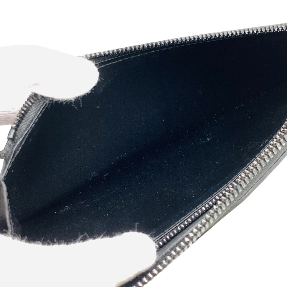 LOUIS VUITTON Long Wallet Purse M69047 leather black Monogram Ann Platt Zippy Wallet Vertical