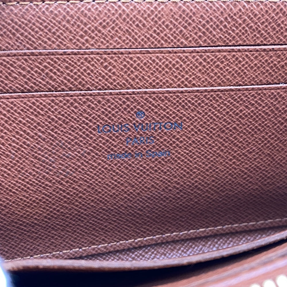 LOUIS VUITTON Long Wallet Purse M61440 leather Brown Monogram Zippy Compact Wallet NM