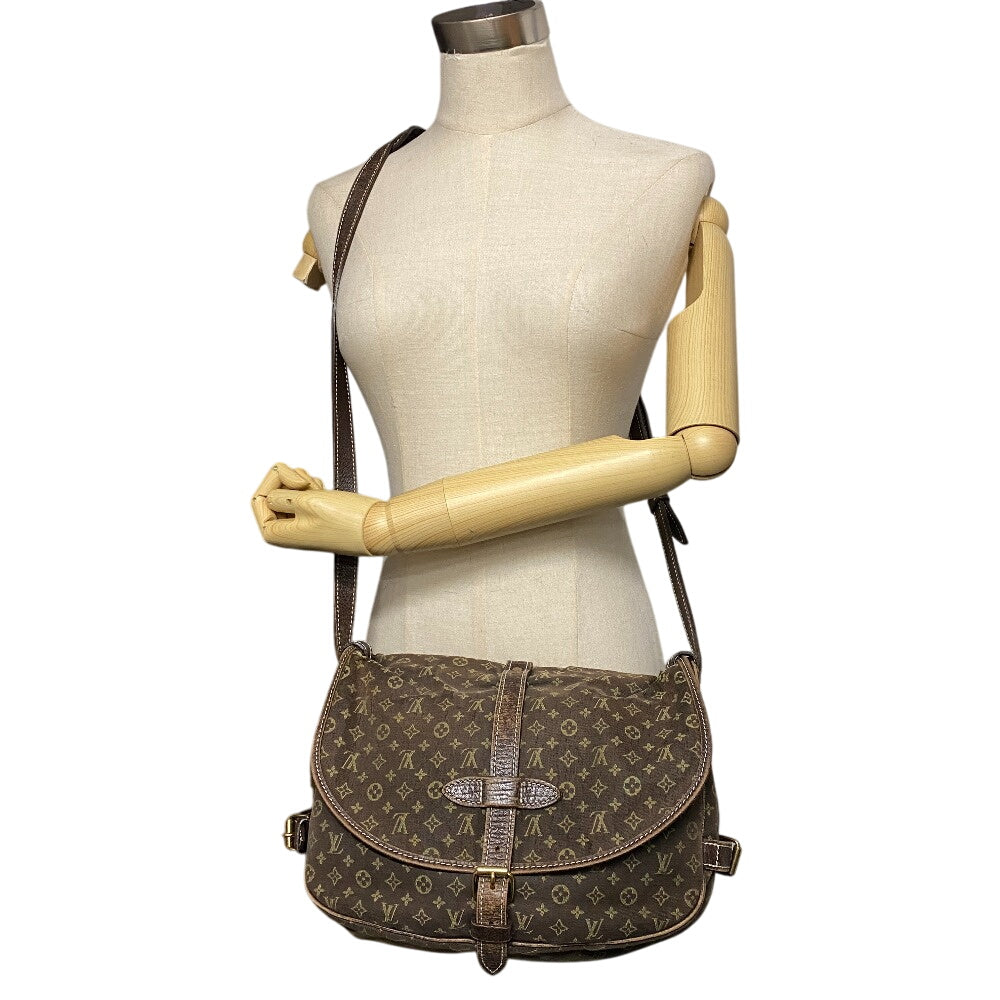 LOUIS VUITTON Shoulder Bag M95227 canvas Brown Monogram mini Lansaumur 30