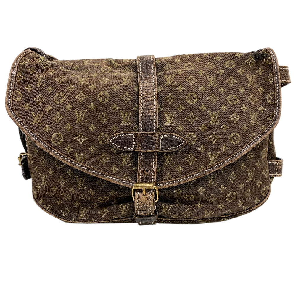 LOUIS VUITTON Shoulder Bag M95227 canvas Brown Monogram mini Lansaumur 30