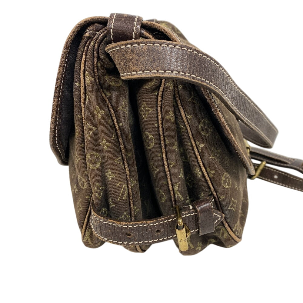 LOUIS VUITTON Shoulder Bag M95227 canvas Brown Monogram mini Lansaumur 30