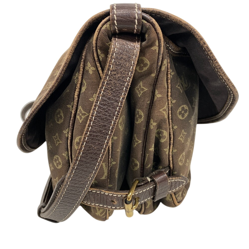 LOUIS VUITTON Shoulder Bag M95227 canvas Brown Monogram mini Lansaumur 30
