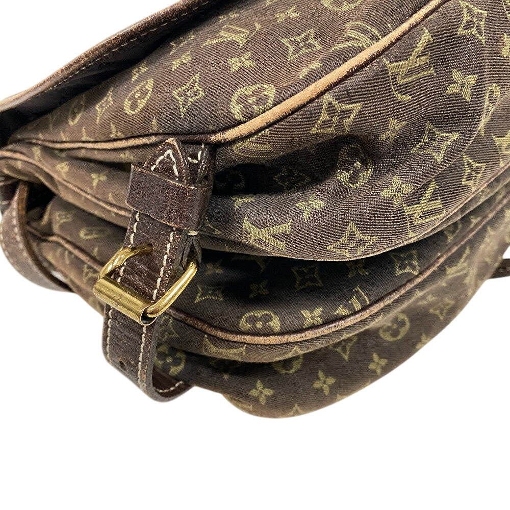 LOUIS VUITTON Shoulder Bag M95227 canvas Brown Monogram mini Lansaumur 30