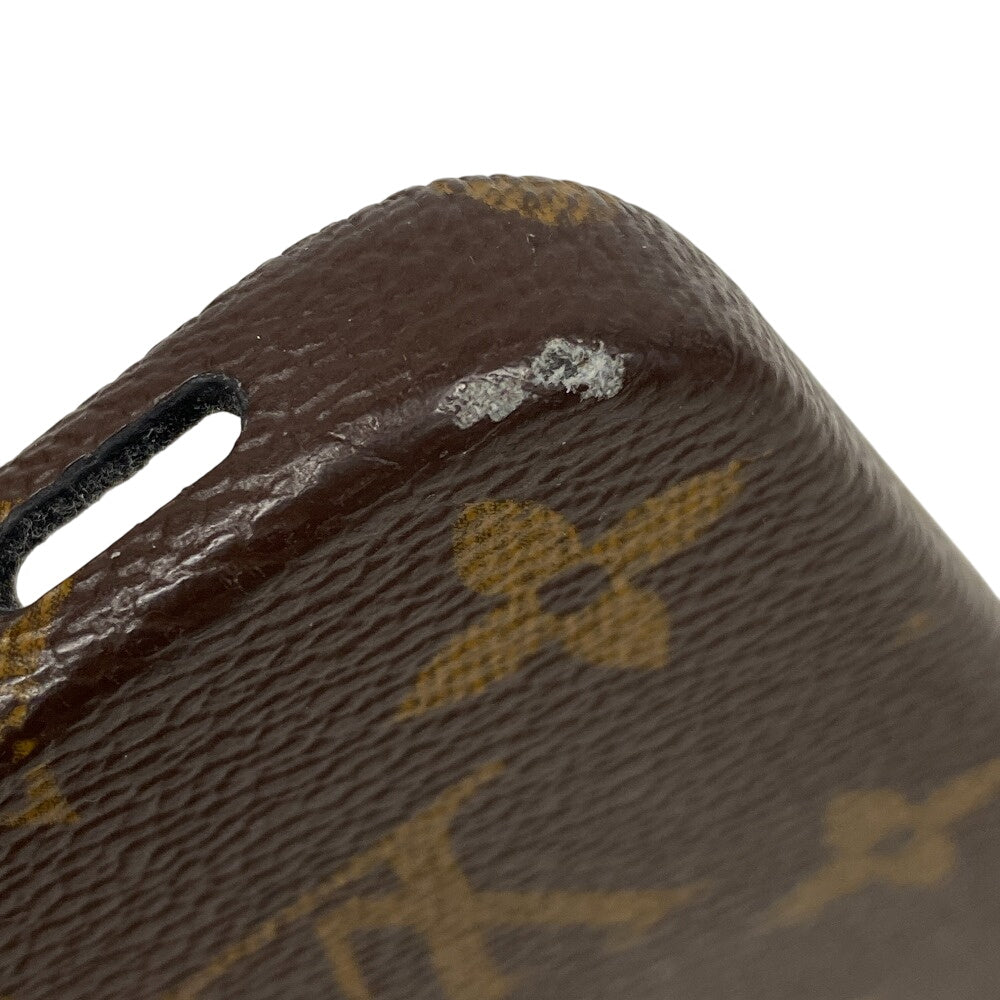 LOUIS VUITTON iPhone case M82891 leather Brown Monogram Folio