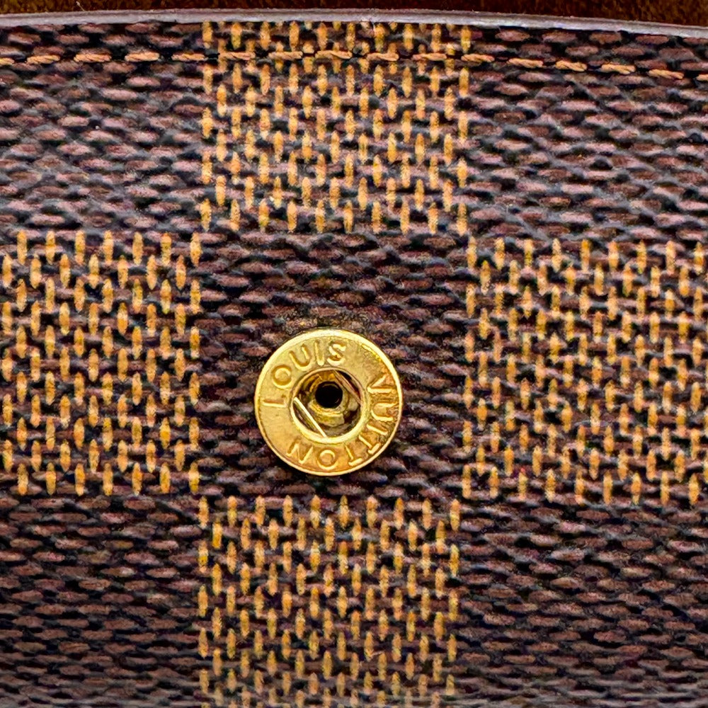 LOUIS VUITTON Other accessories M64600 Damier Brown Cufflinks case Buton de Manchette