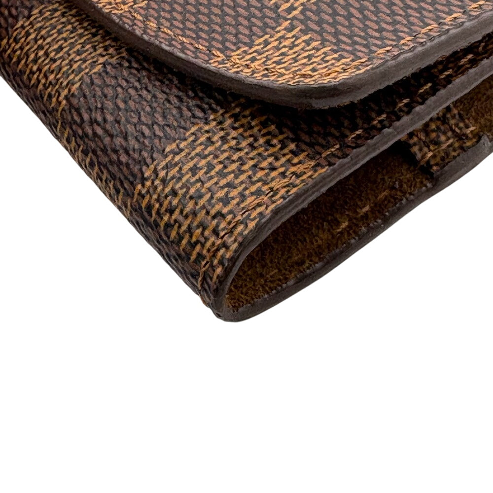 LOUIS VUITTON Other accessories M64600 Damier Brown Cufflinks case Buton de Manchette